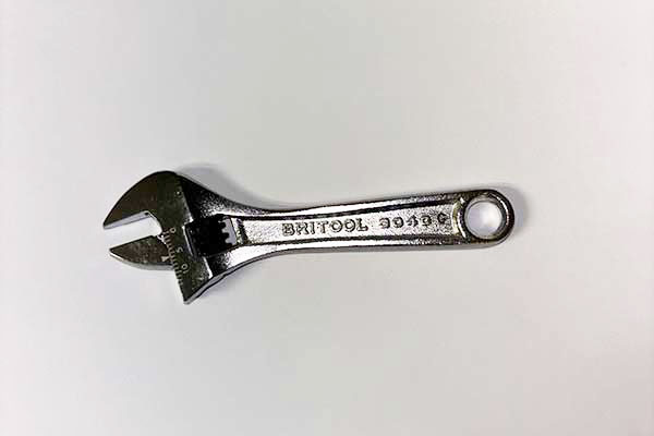 Britool Adjustable Wrench Spanner - 4'' Chrome