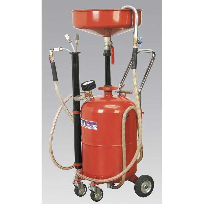 Sealey AK451DX - Waste Oil Drainer 65ltr Air Discharge | UKtools