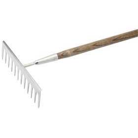 steel garden rake