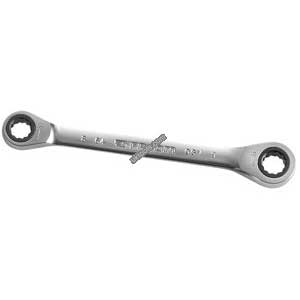 RATCHET RING SPANNER 12P 8X9