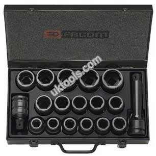 Facom NK.500E Set of 3/4'' Impact Sockets 19 to 42 mm