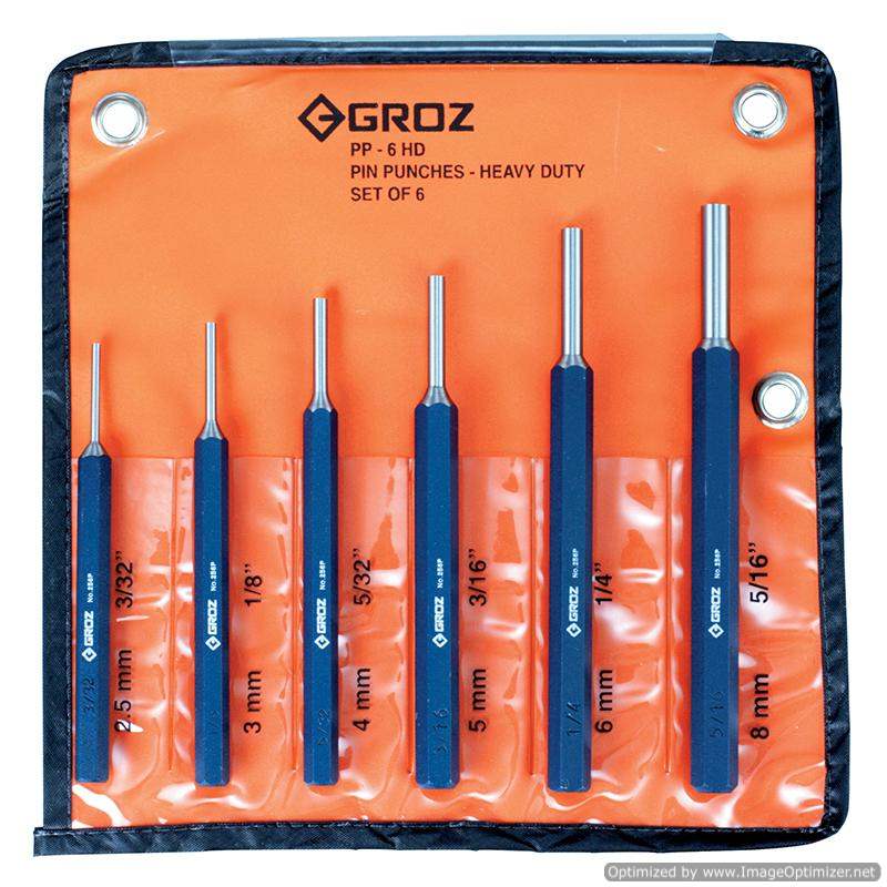 Signet S60501 Pin Punch Set 6pc Metric | UKtools