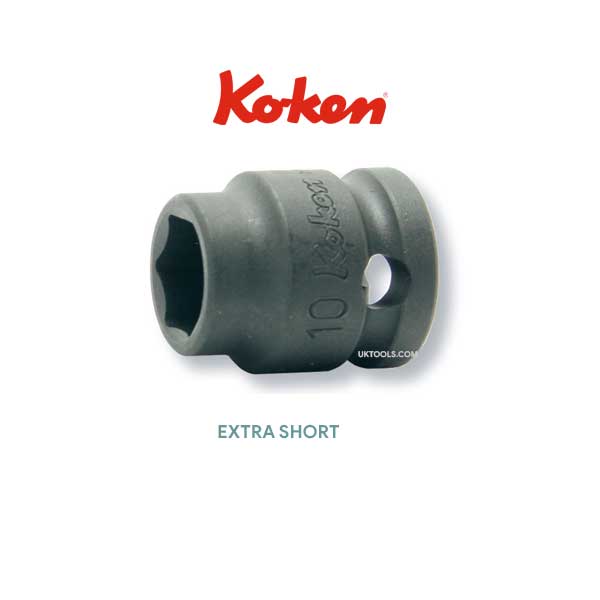 13401MS-11 KOKEN 11mm 3/8''Dr. Thin Wall Short Impact Socket